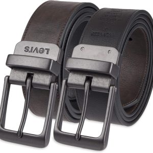Men's Casual Everyday Two-in-One Reversible Belt